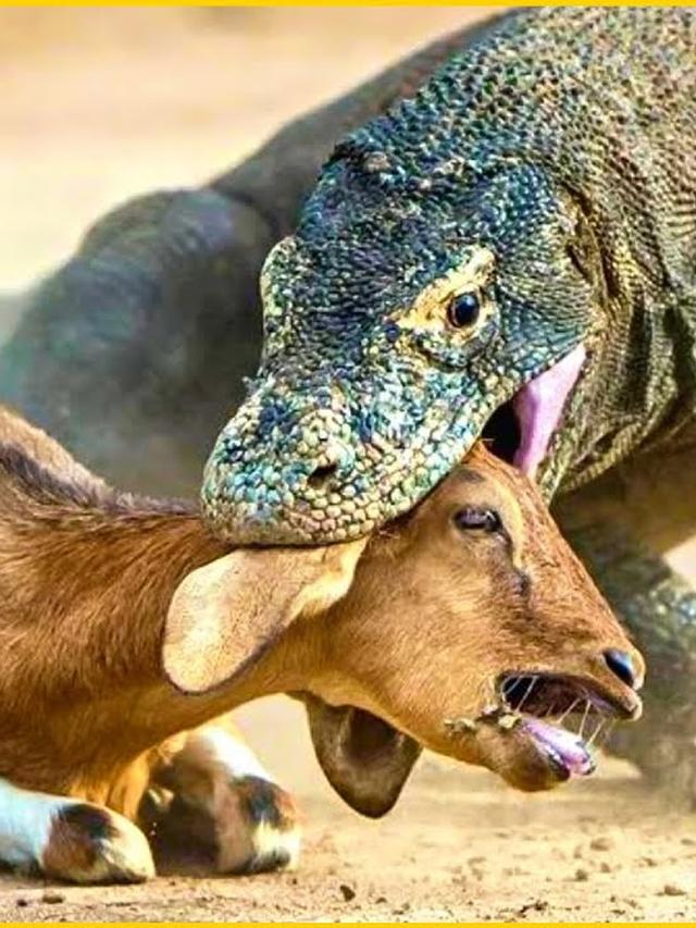 15. “The Most Epic Battles Between Komodo Dragons and Their Prey”