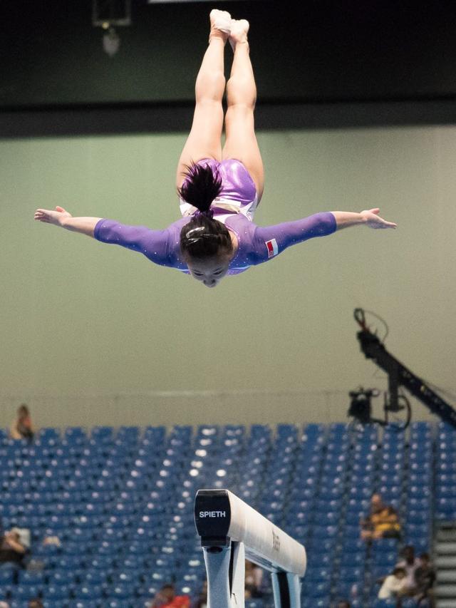 Courage and Determination in Gymnastics