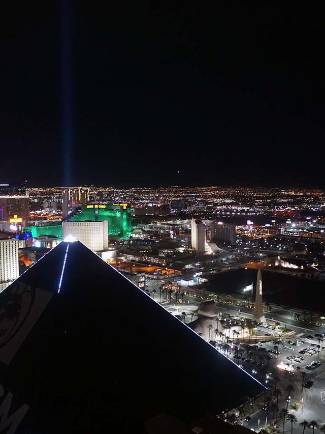 Enjoying Cocktails and Views at Skyfall Lounge at Delano Las Vegas