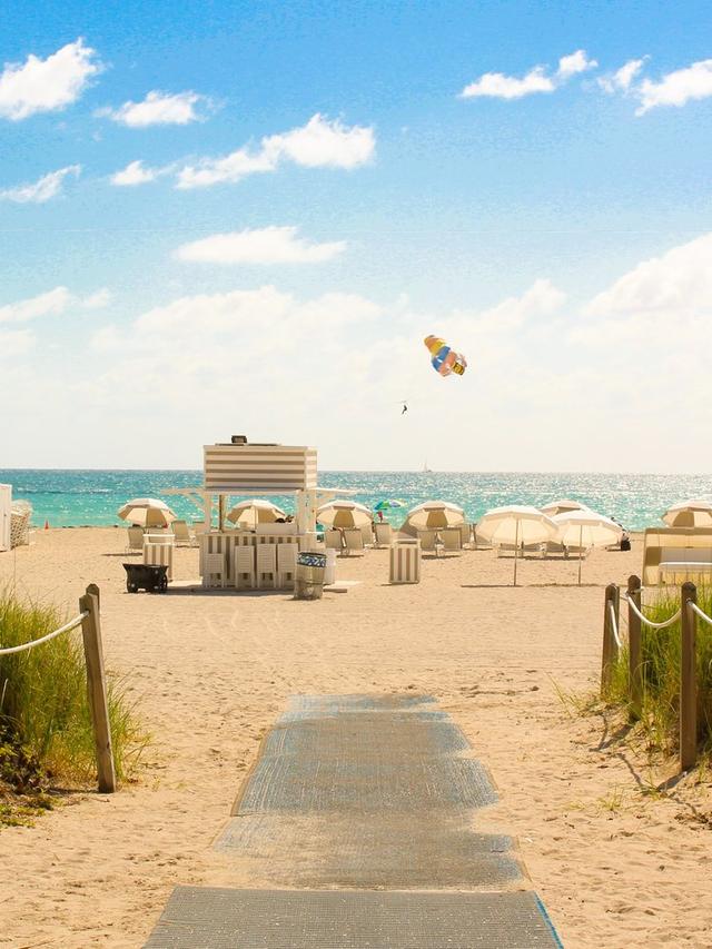 Relaxing at the Beautiful Haulover Beach Park with Its Famous Clothing-Optional Section in Miami.