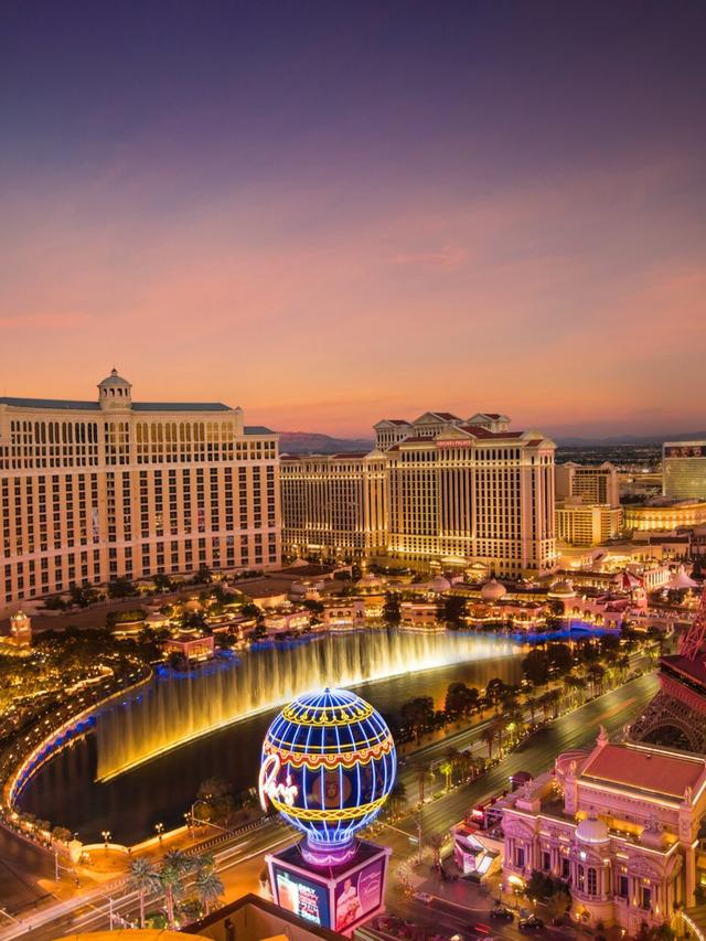 Trying Your Luck at Gaming at The Casino at The Bellagio Las Vegas