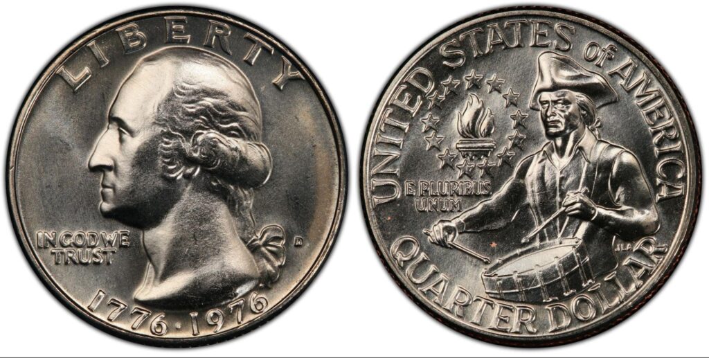 Five Rare Bicentennial Quarters Valued at About $80 Million